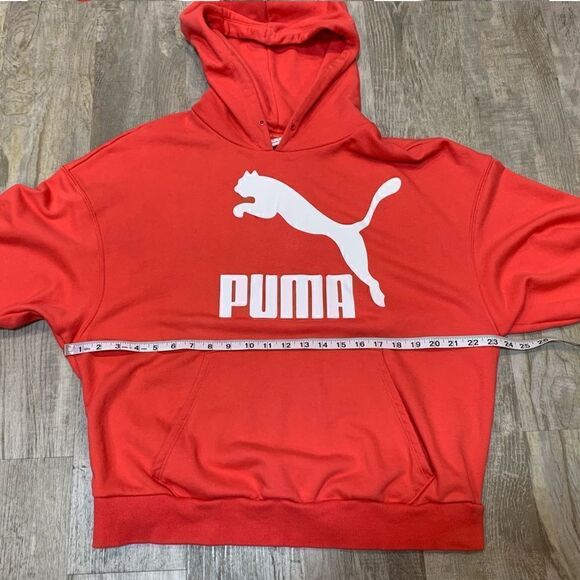 Puma classic pull over hoodie Paradise pink 2x Cotton polyester blend - Picture 12 of 14